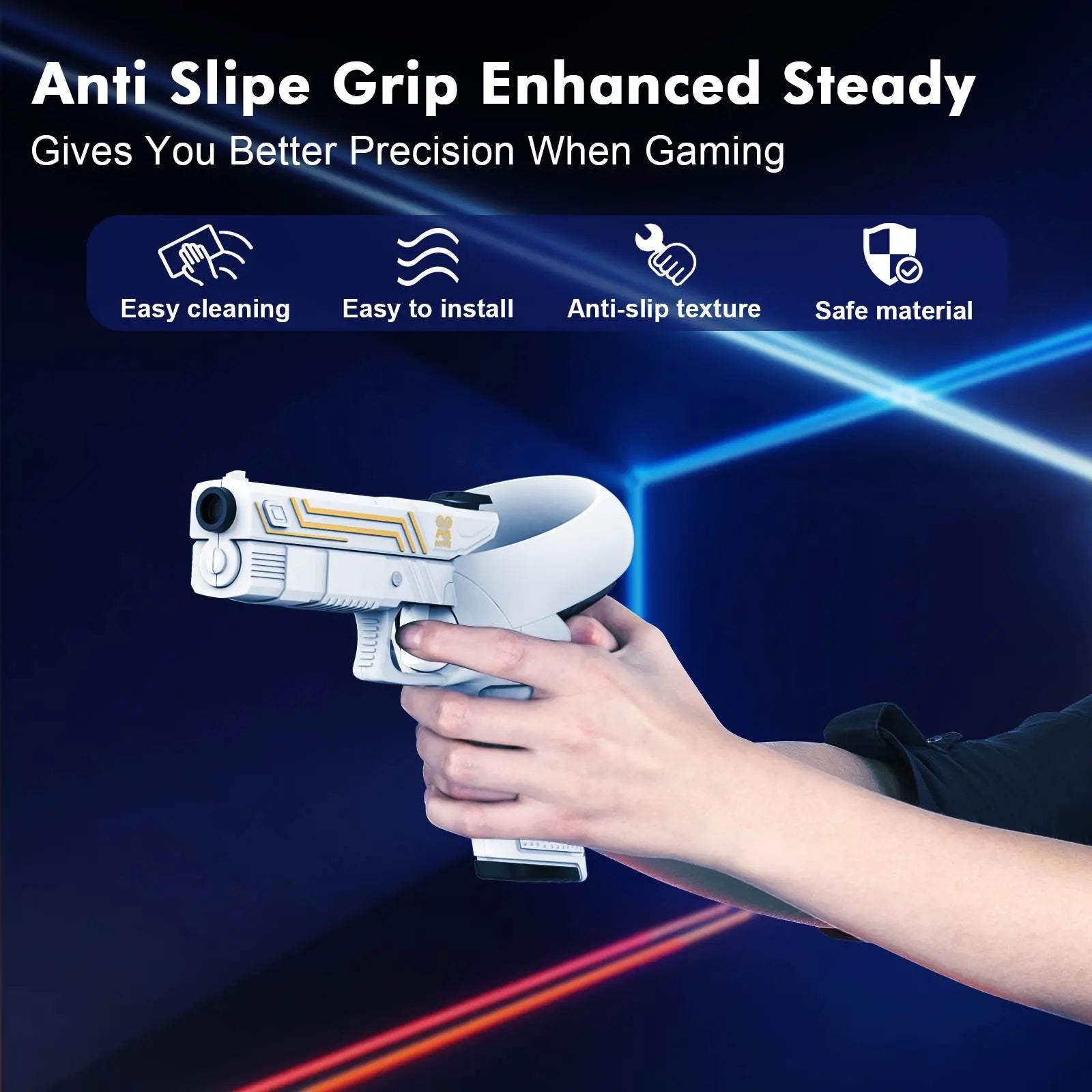 AMVR Controller Pistol Grip Gun Accessories for Quest2 AMVRSHOP