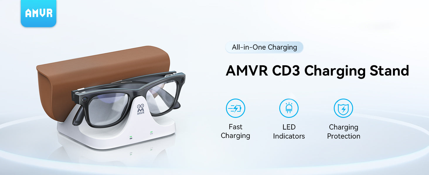 Charging Dock for Ray-Ban Meta Charging Case and Ray-Ban Meta