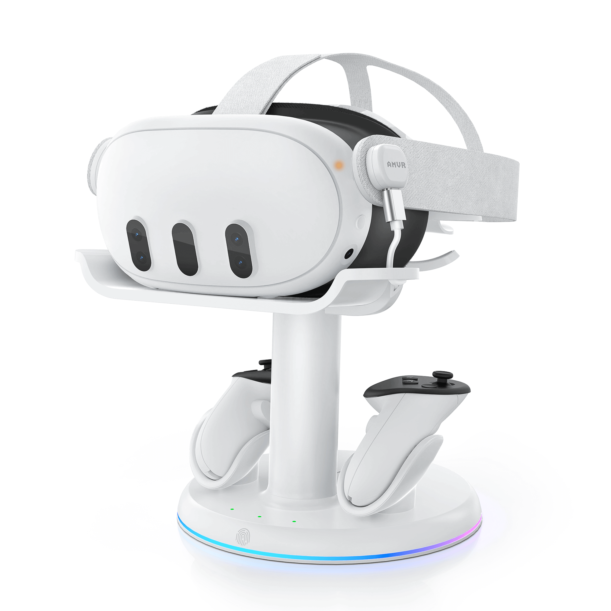 CD2 meta quest 3&3s charging dock for vr headset and controllers