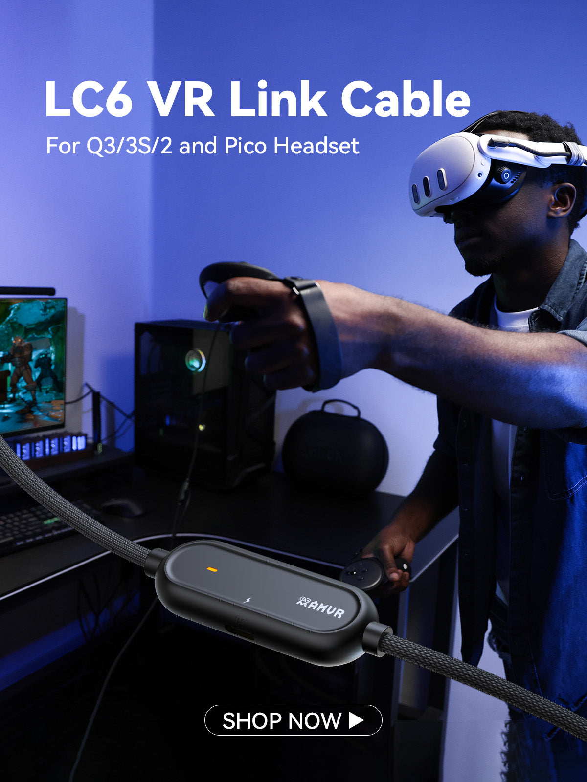 Premium VR Accessories for Meta Quest 3/3S/2& PICO - AMVR