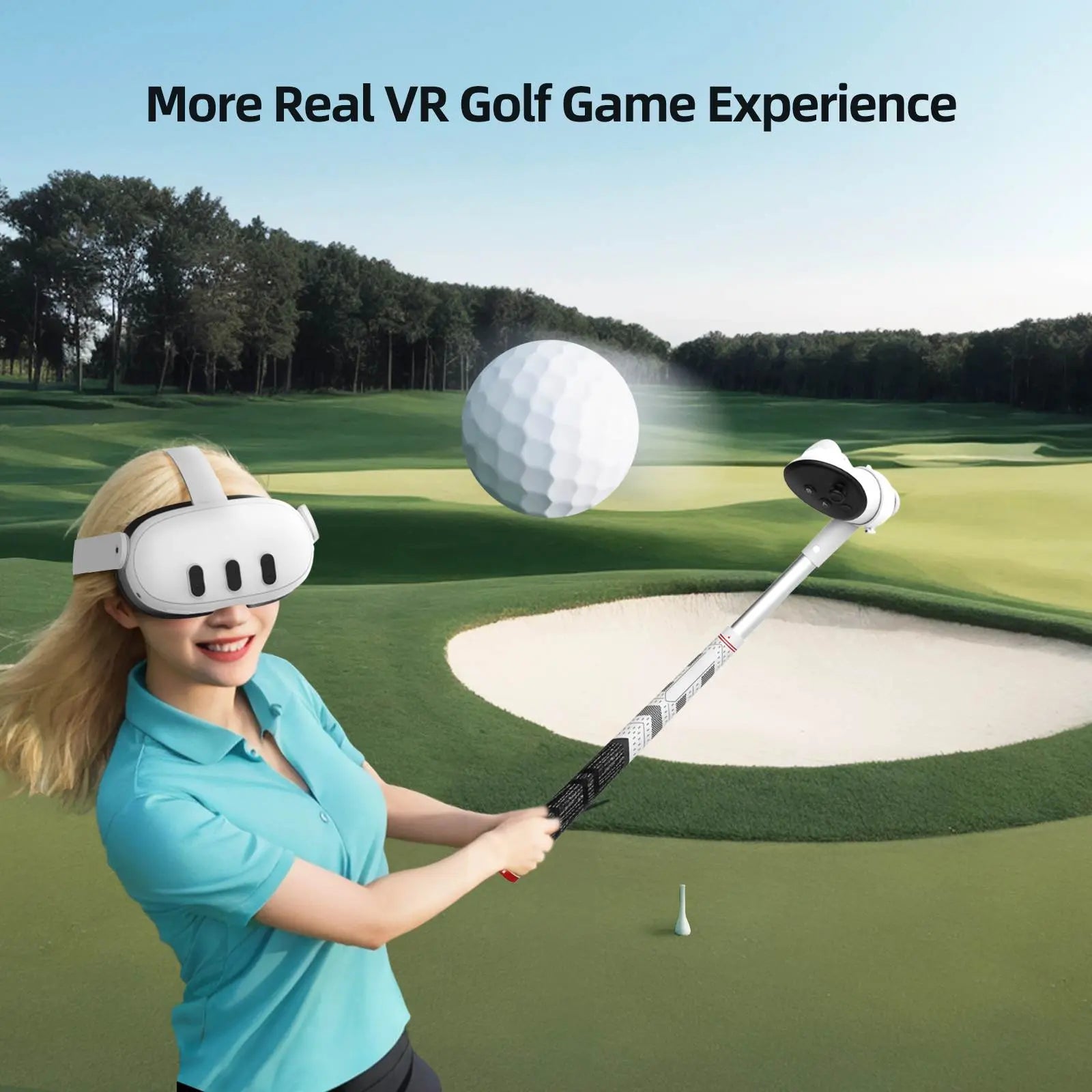 Golf grip for Meta Quest 3 - Golf club – VRGaming