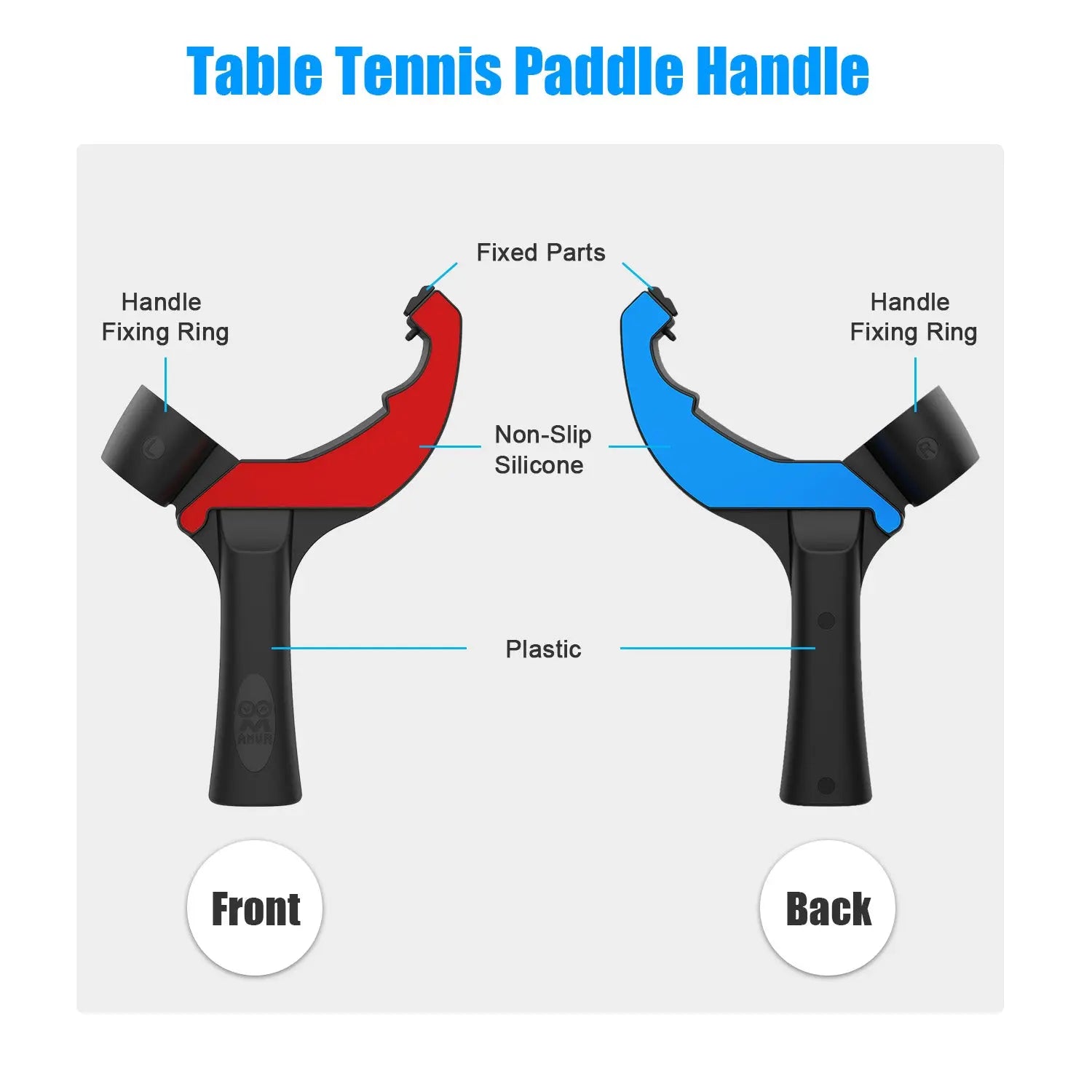 AMVR Table Tennis Adaptor for Quest 2 Controllers - AMVRSHOP
