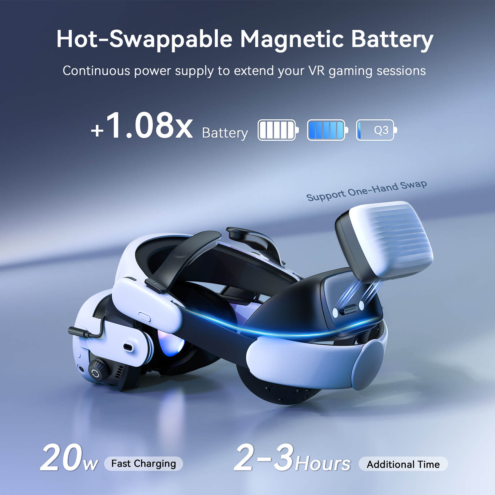 meta quest 3 battery pack