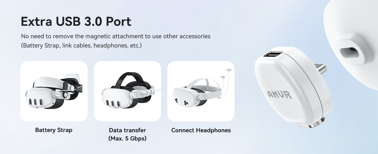 Magnetic Fast Charging Dock for Quest 3 & 3S