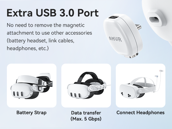 Magnetic Fast Charging Dock for Quest 3 & 3S
