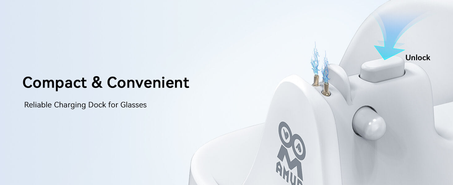 Charging Dock for Ray-Ban Meta Charging Case and Ray-Ban Meta 