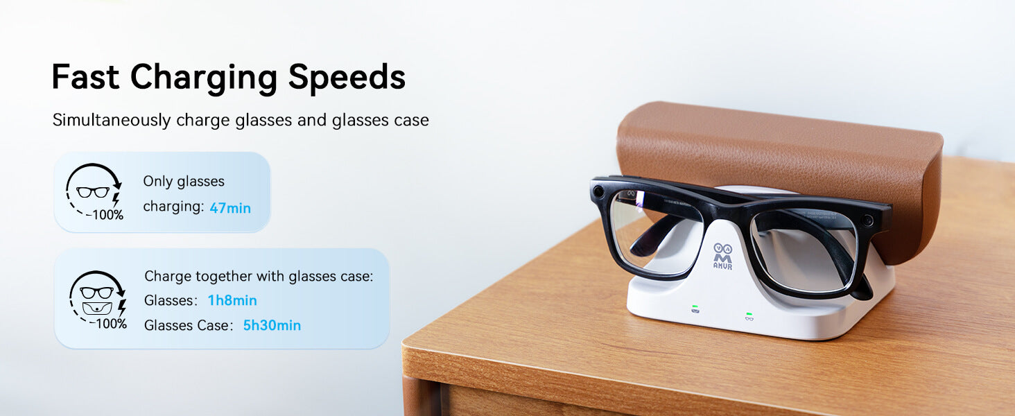 Charging Dock for Ray-Ban Meta Charging Case and Ray-Ban Meta 