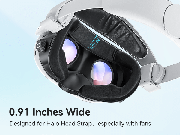 Meta Quest 3 Facial Interface with Knob Adjustment – Enhanced Ventilation, Dual Comfort Face Pads, and Glasses-Friendly Design