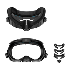 Meta Quest 3 Facial Interface with Knob Adjustment – Enhanced Ventilation, Dual Comfort Face Pads, and Glasses-Friendly Design