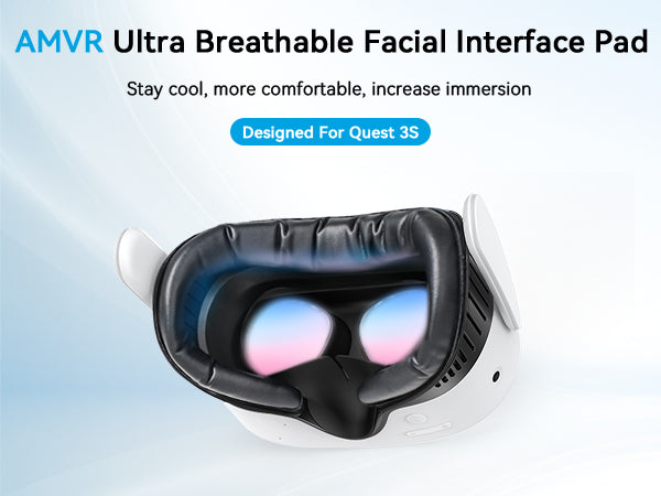 AMVR Ventilated Facial Interface for Quest 3S