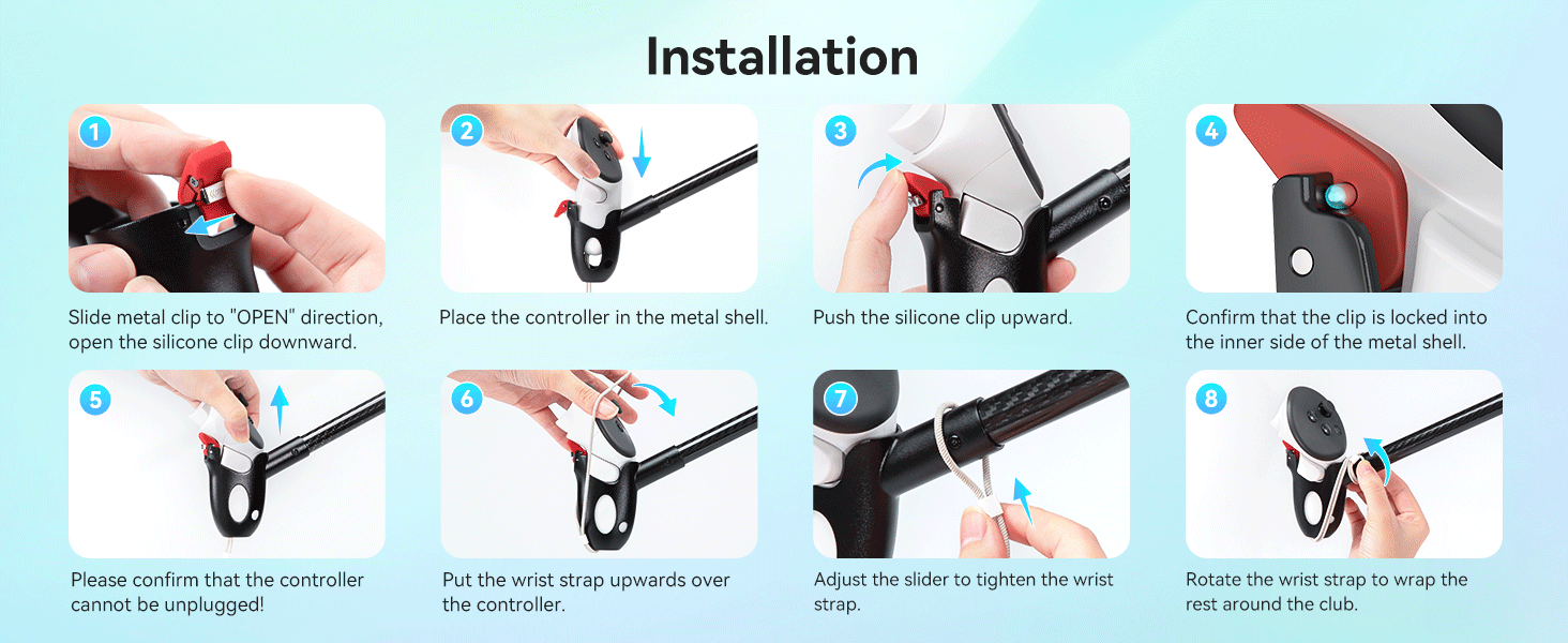 Force Feedback Men & Ladies  Golf Clubs for Quest 3 / Quest 3S – Realistic VR Swing Experience