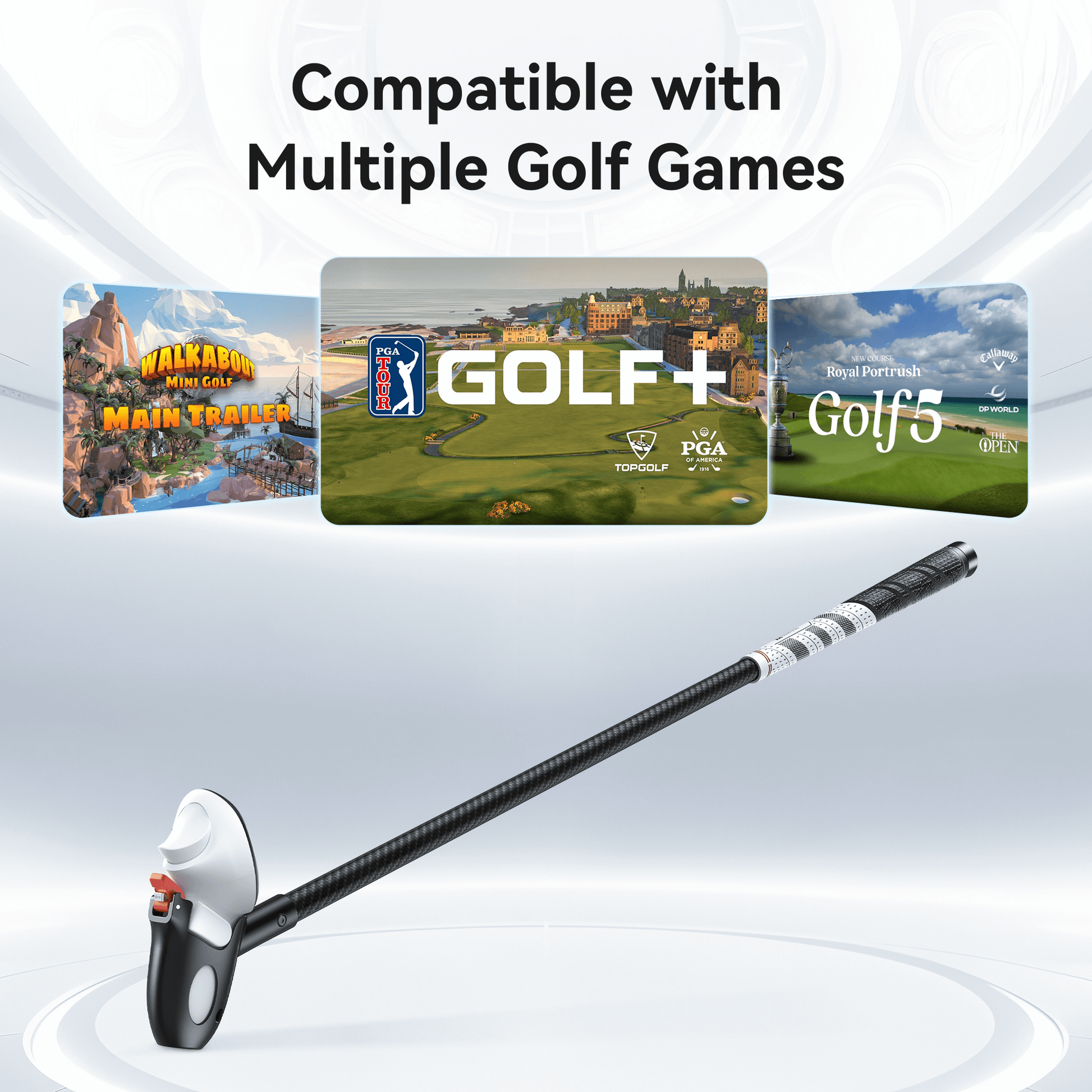 Force Feedback Men & Ladies  Golf Clubs for Quest 3 / Quest 3S – Realistic VR Swing Experience