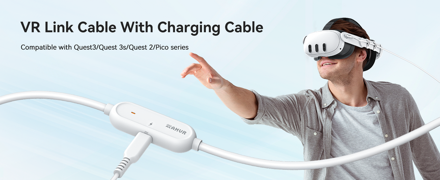Link Cable for Quest 3 | Meta Quest Charging Cable - AMVR