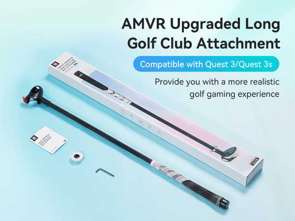 Force Feedback Men & Ladies  Golf Clubs for Quest 3 / Quest 3S – Realistic VR Swing Experience