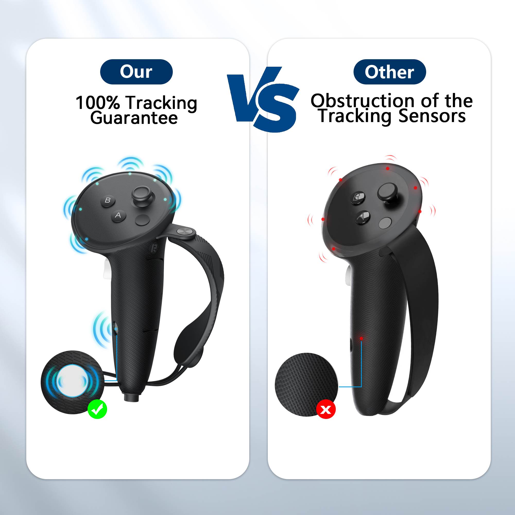 クエスト3用AMVRシリコーンコントローラグリップを購入する-基本ギア