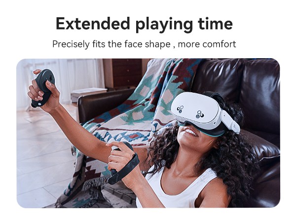 PU Leather Facial Interface for Quest 3S – AMVR