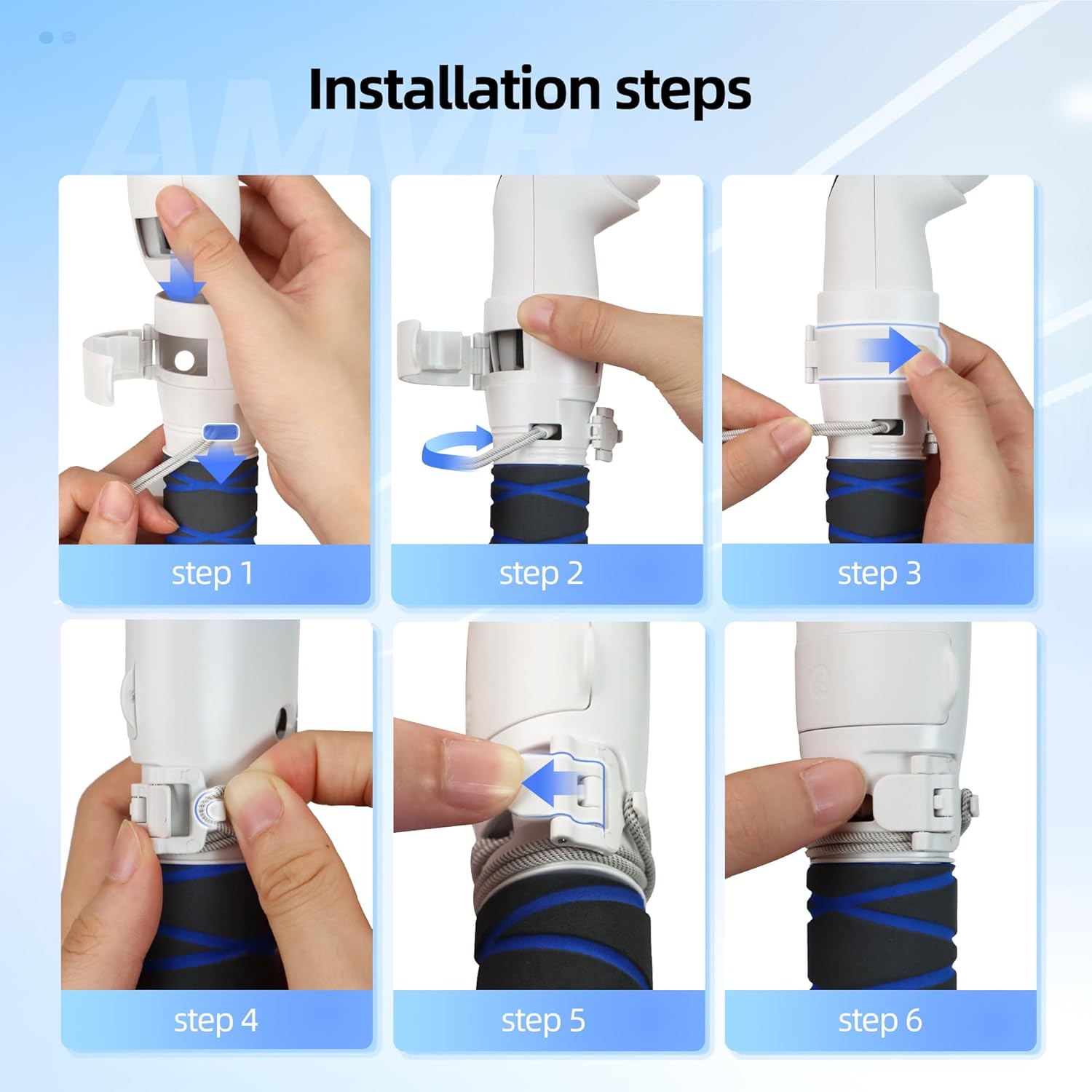 3-In-1 Handle Attachment Grips for Quest 3 & 3S - AMVR