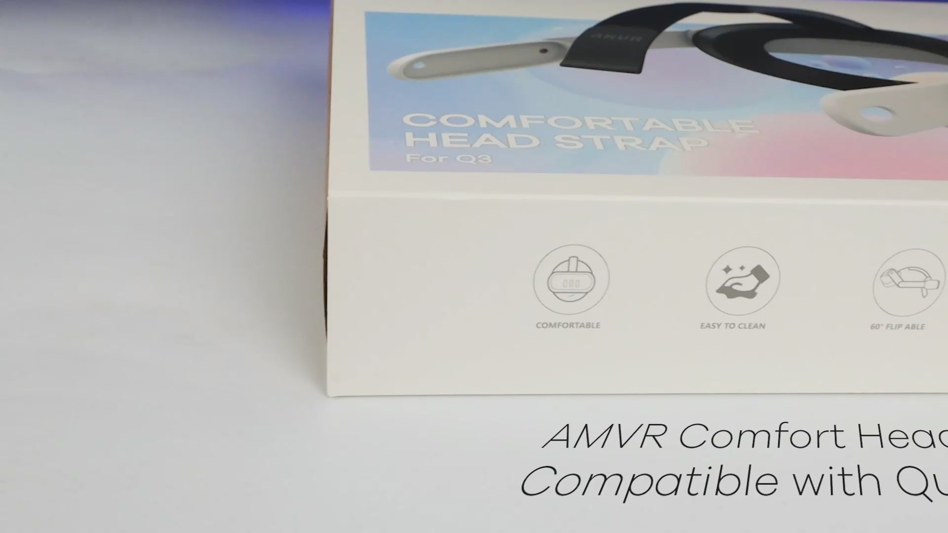 AMVR Bequemer Kopfgurt für Quest 3, einfacher und leichter Elite-Gurt